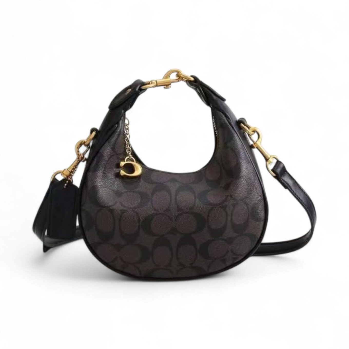 Coach Jonie Crossbody Sling Coffee black Bag (With Box)