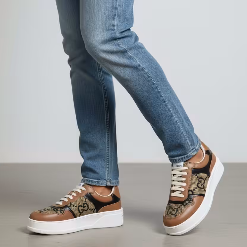 Gucci GG Brown Trainer Sneaker