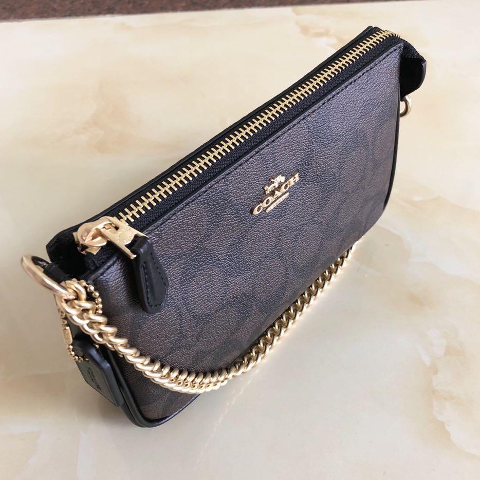 WhatsApp Image 2025-09-01 at 6.20.47 PM (2) Coach Signature Coffee Black Shoulder Bag (With Box)