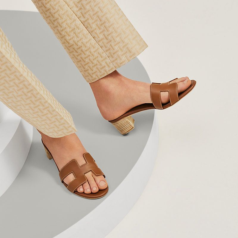 Hermes Brown Oasis Sandal