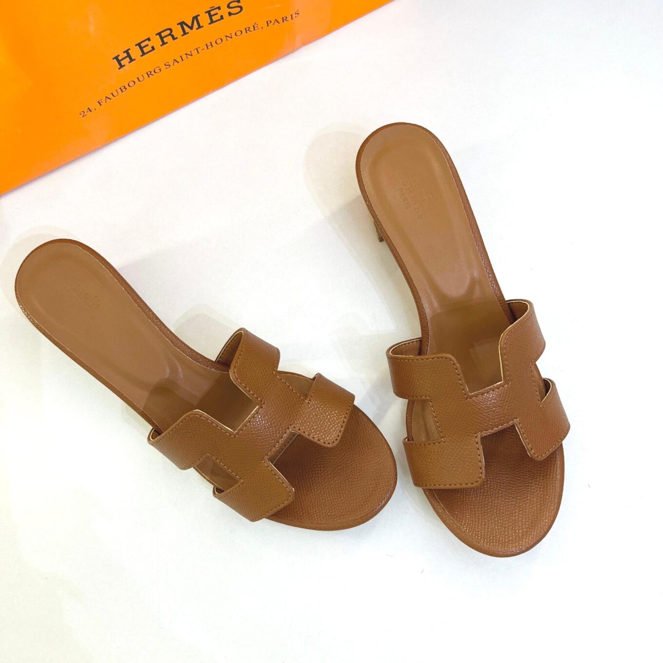 Hermes Brown Oasis Sandal
