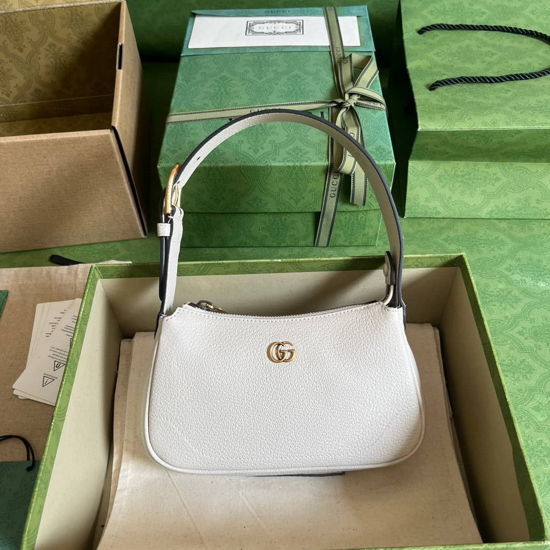 Gucci Aphrodite White Premium Shoulder Bag (With Box)