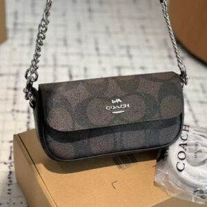 Coach Tabby 20 Black Shoulder Bag (With Box)