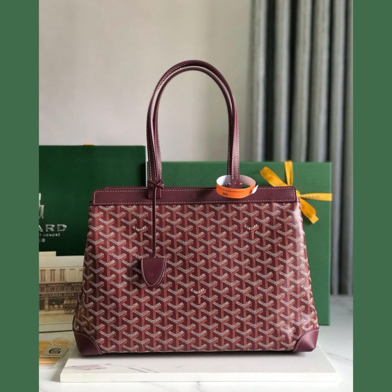 WhatsApp Image 2025-09-08 at 13.56.31_8aa15cd9 Goyard Bellechasse Wine Tote Bag