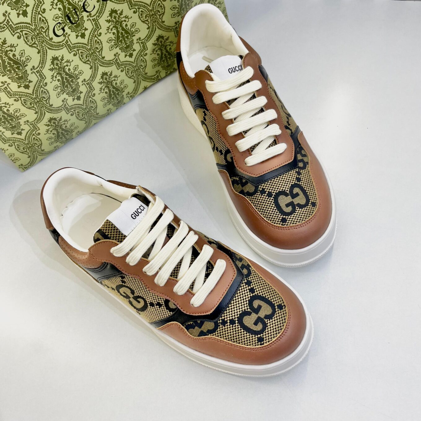 Gucci GG Brown Trainer Sneaker