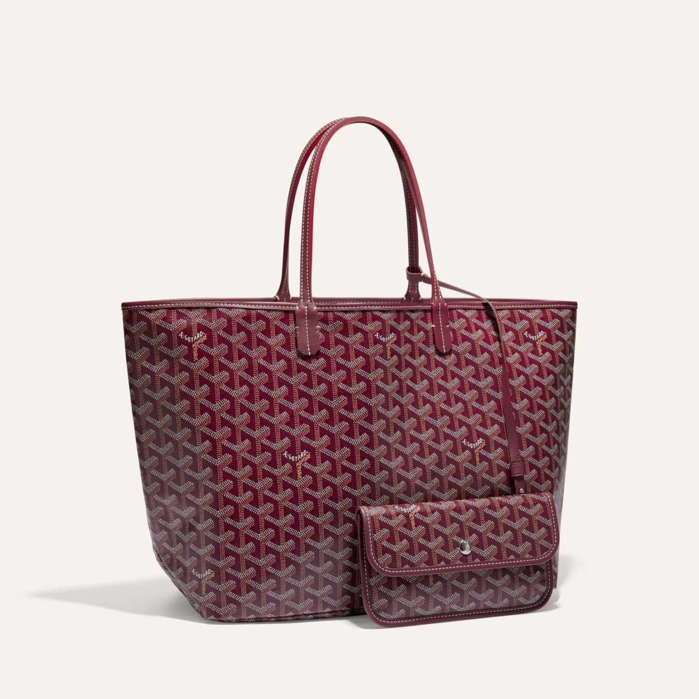 Goyard Saint Louis Burgundy PM Tote
