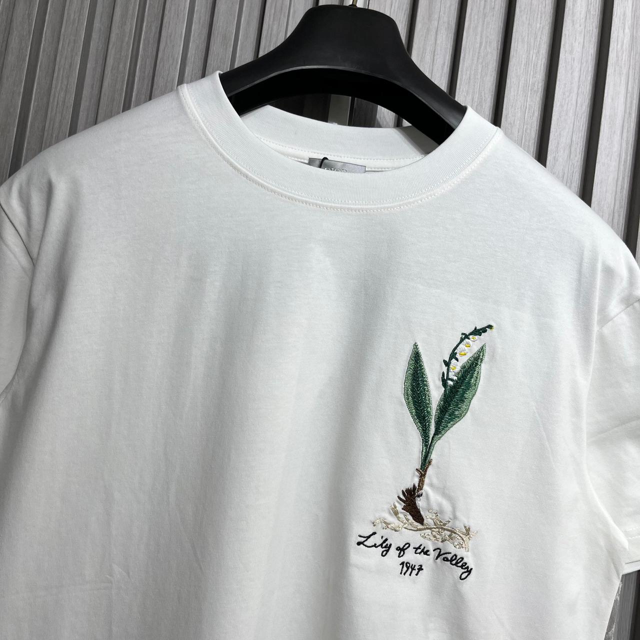 Christian Dior Lily of the Month White T-shirt for Men