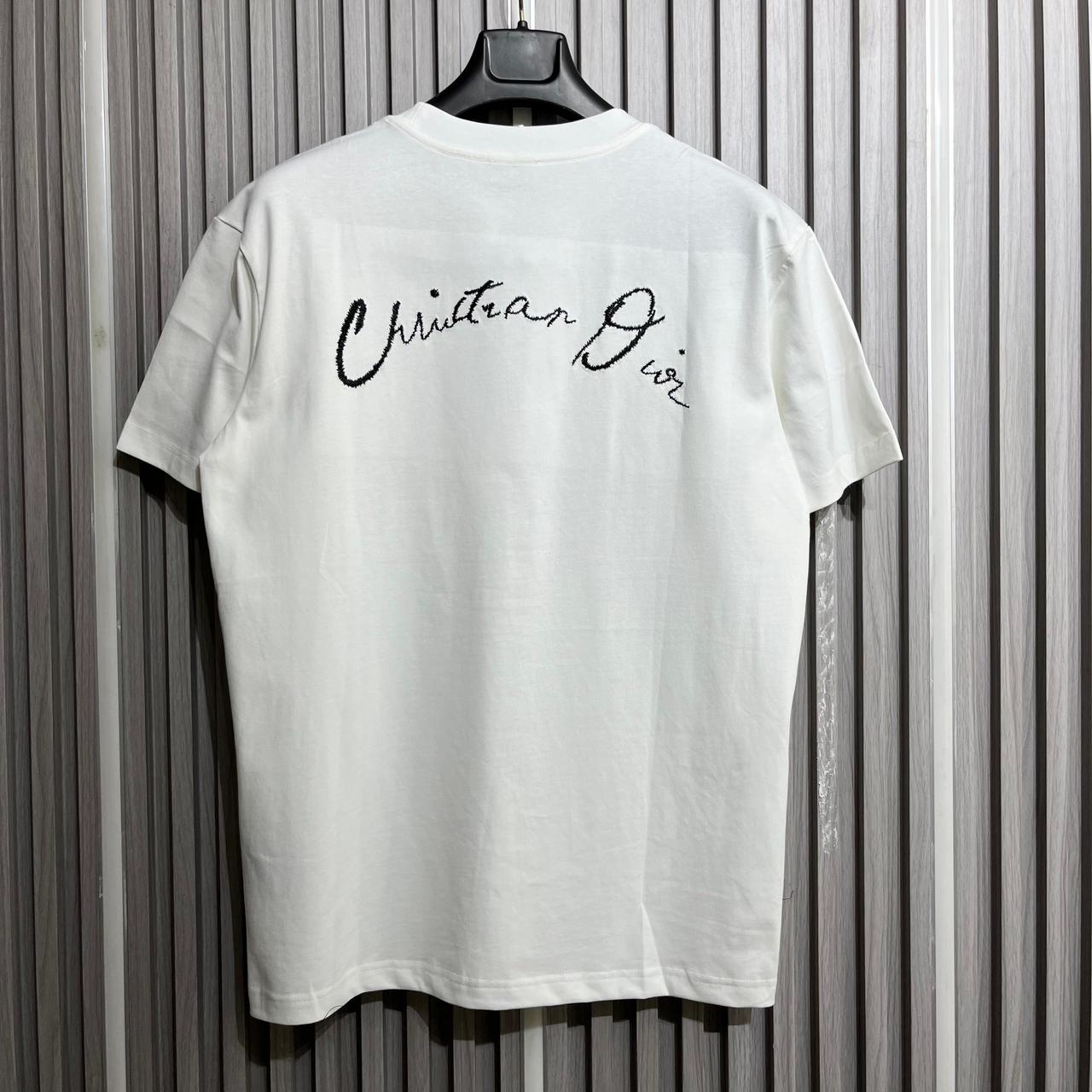 Christian Dior Lily of the Month White T-shirt for Men