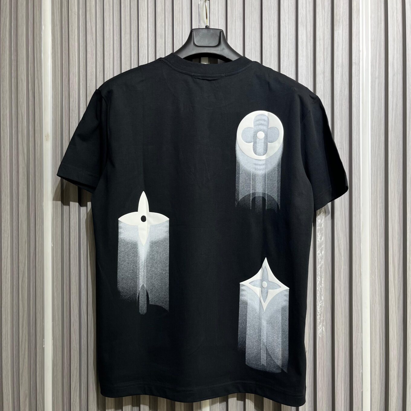 Louis Vuitton Black Gradient Logo T-Shirt For Men