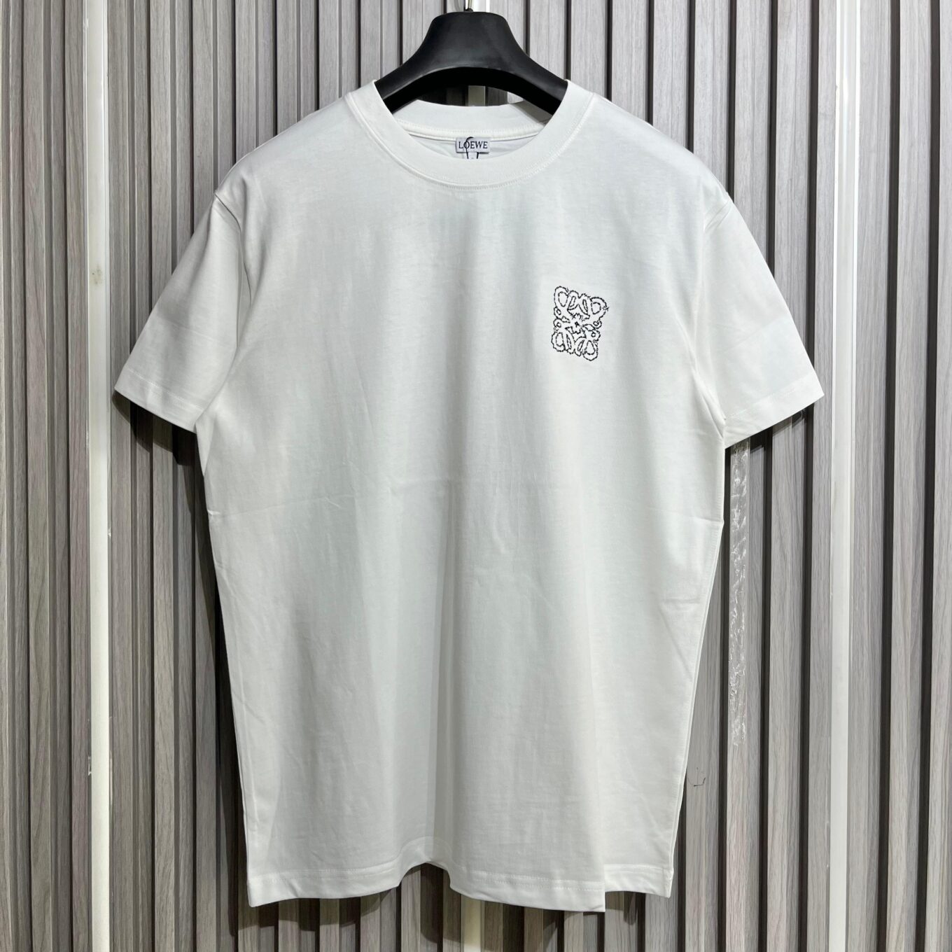 Loewe White Embroidered T-Shirt For Men