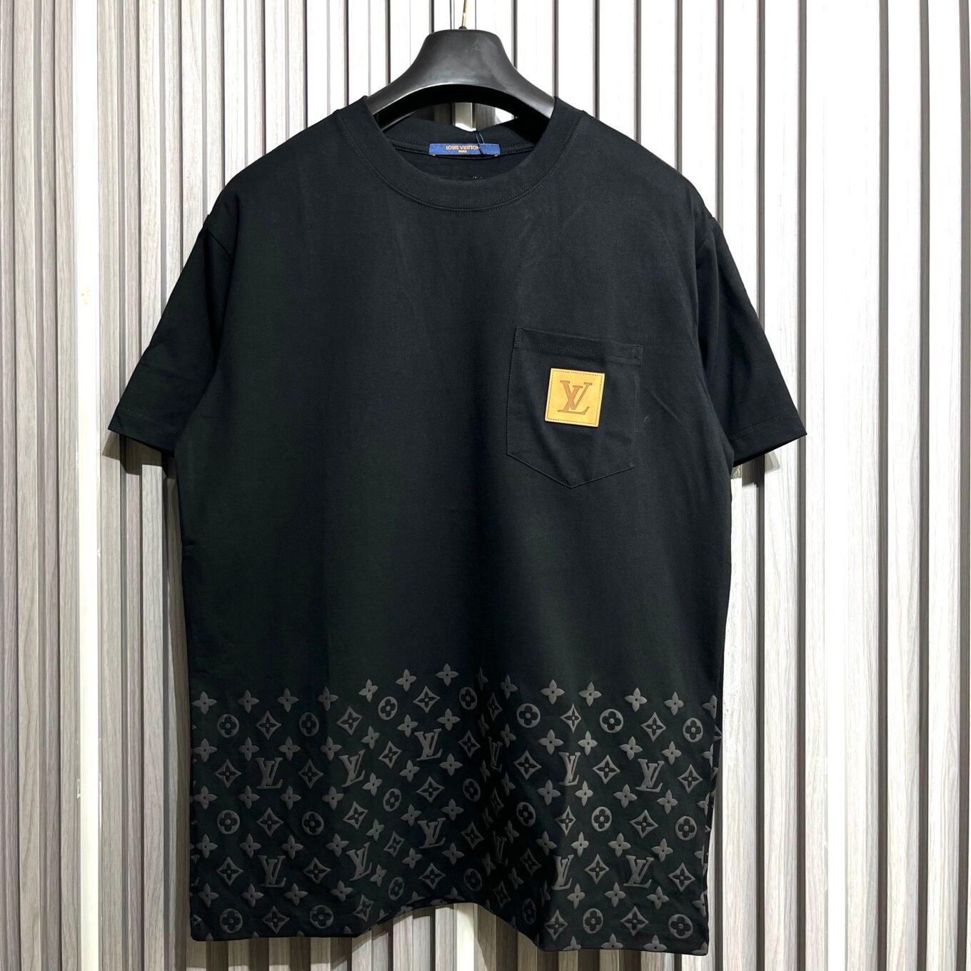 Louis Vuitton Black Monogram T-Shirt For Men