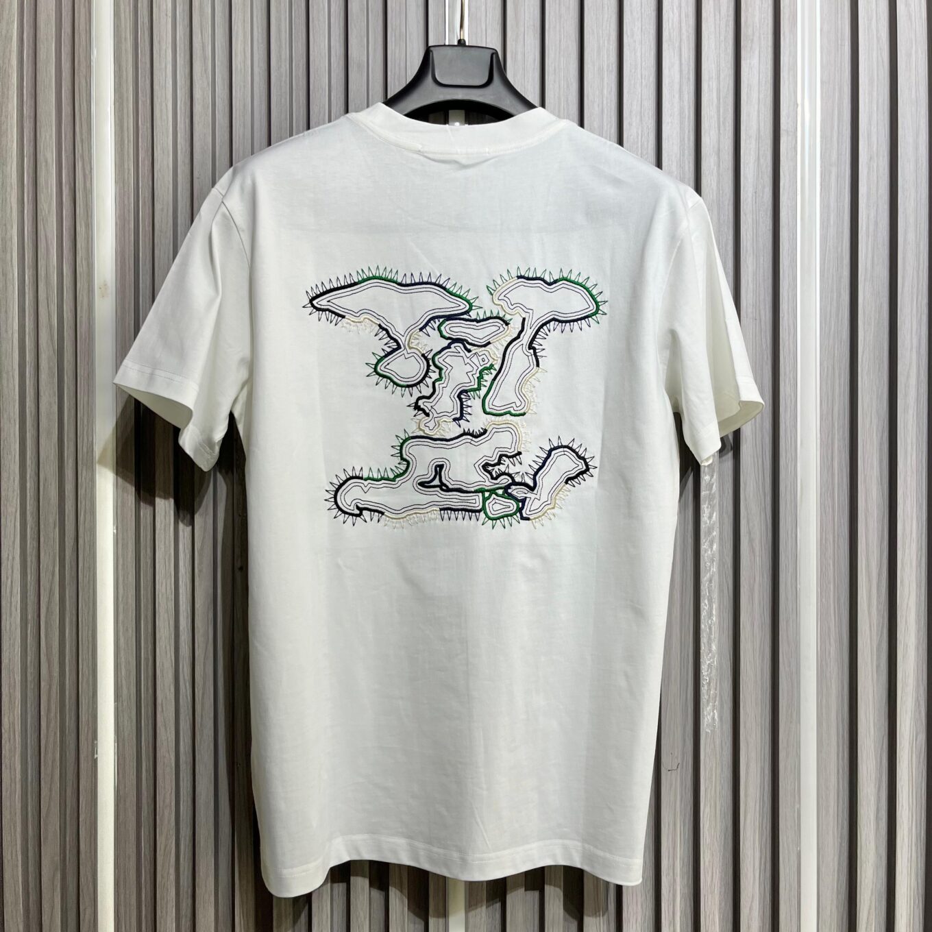 Louis Vuitton Embroidered White T-Shirt For Men