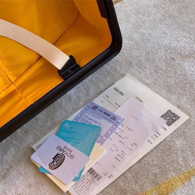 WhatsApp Image 2025-09-17 at 7.39.07 PM (1) Goyard Bourget PM Green 20Inch Cabin Trolley Bag