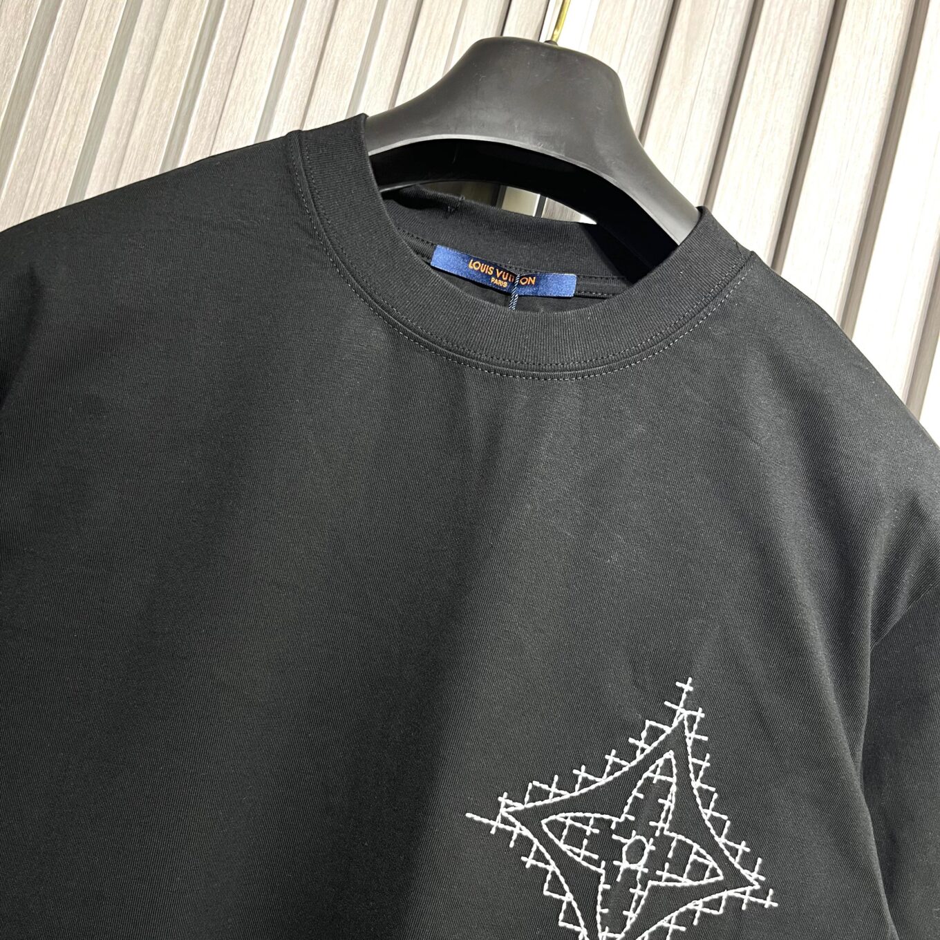 WhatsApp Image 2025-09-24 at 8.44.34 PM Louis Vuitton Black Embroidered T-Shirt