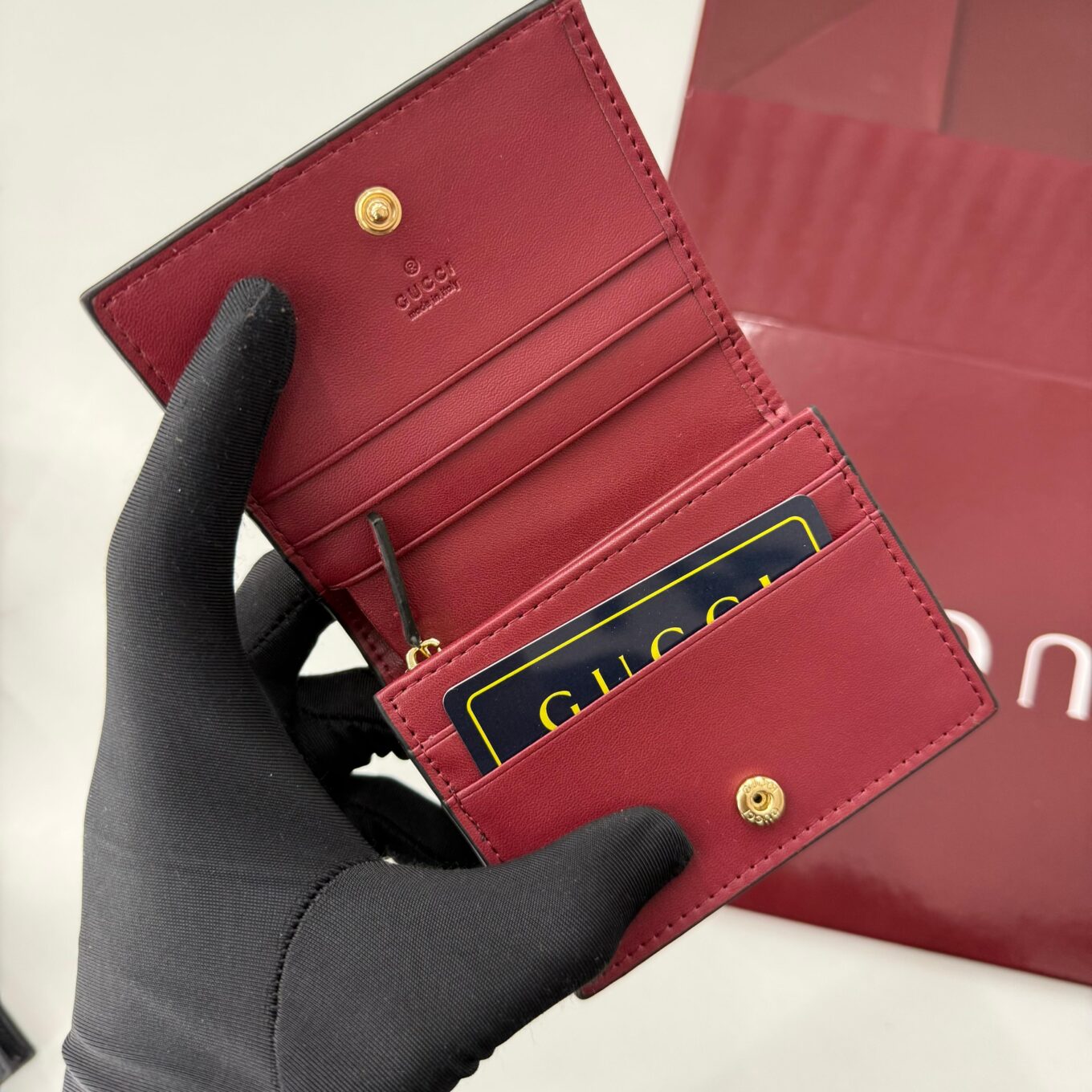 WhatsApp Image 2025-09-27 at 4.40.35 PM (1) Gucci Softbit Premium Wine Colour Wallet