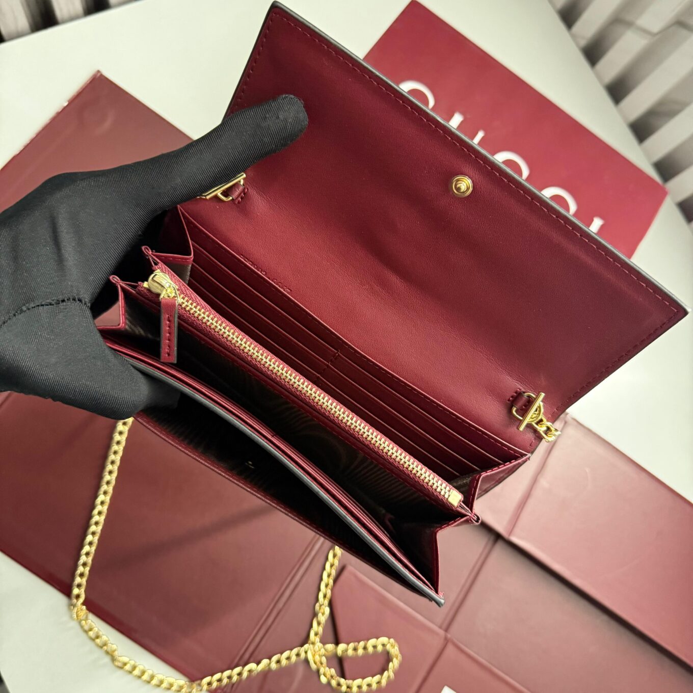 WhatsApp Image 2025-09-27 at 4.57.30 PM (2) Gucci Softbit Premium Wine Colour Long Wallet