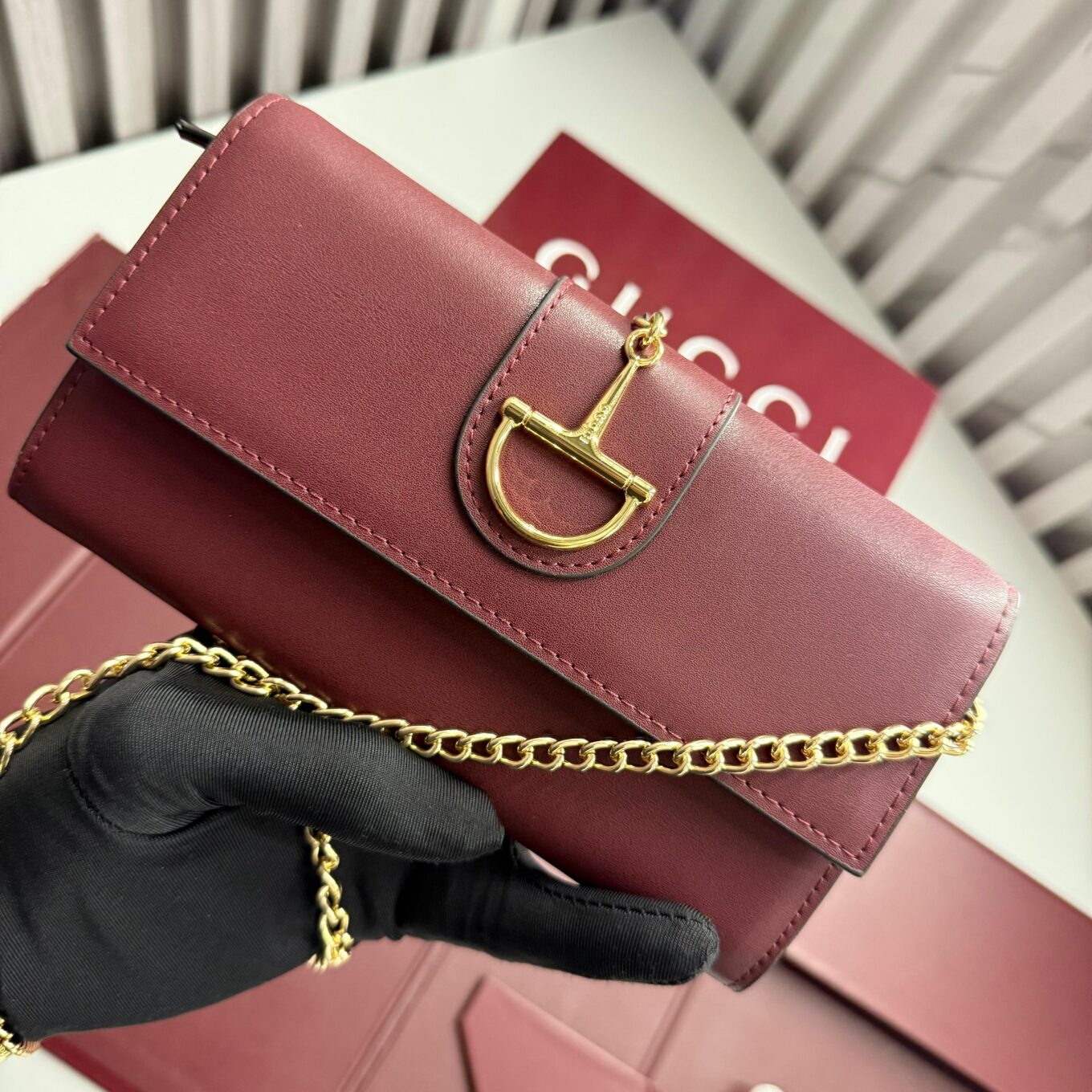 WhatsApp Image 2025-09-27 at 4.57.30 PM Gucci Softbit Premium Wine Colour Long Wallet