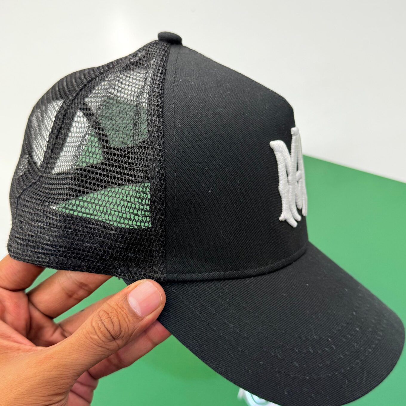 Amiri Black Baseball Cap