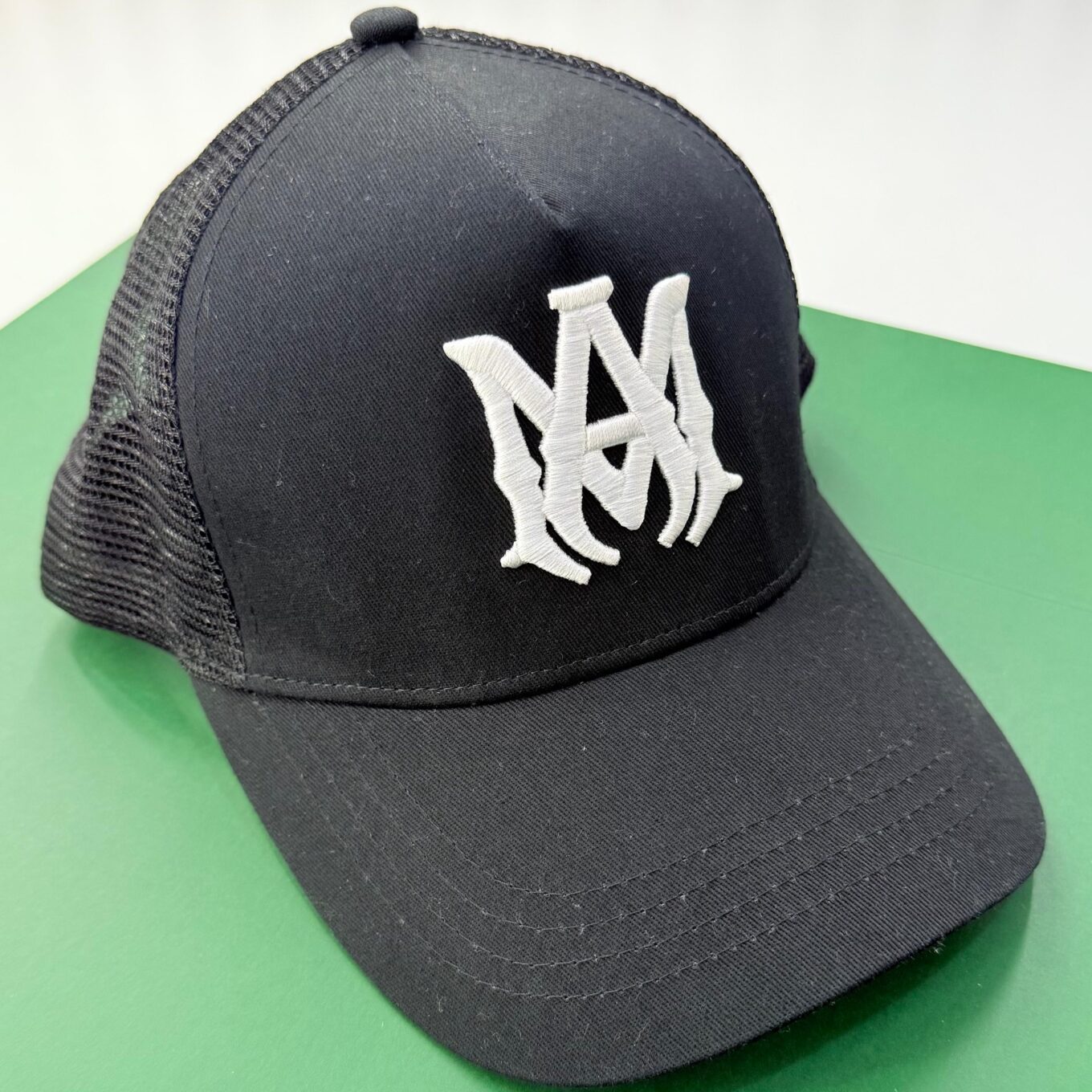 Amiri Black Baseball Cap