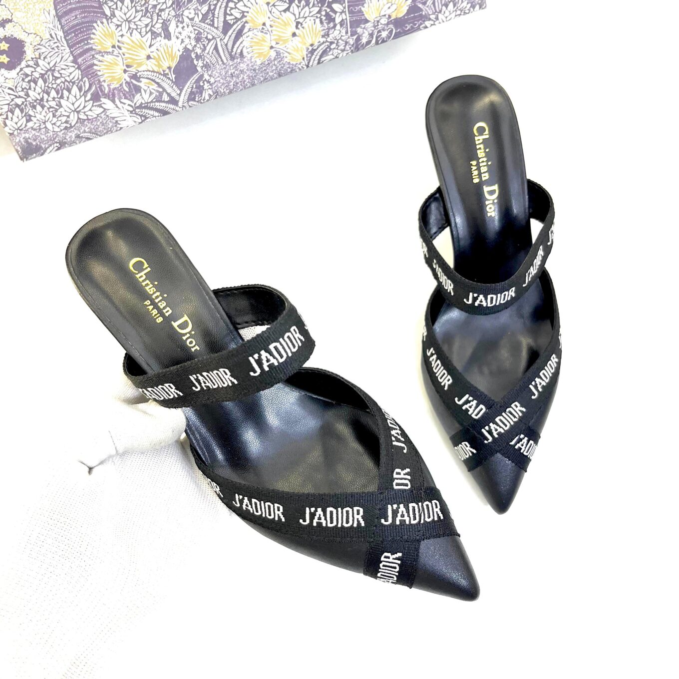 Jadior Black Pump Heel