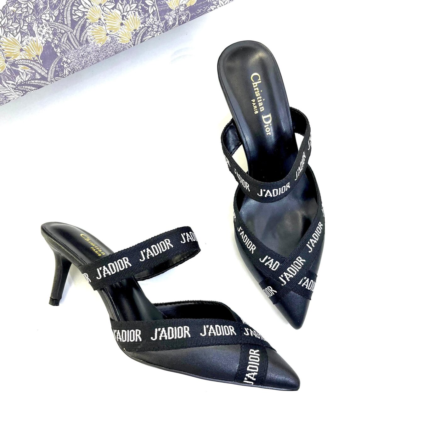 Jadior Black Pump Heel