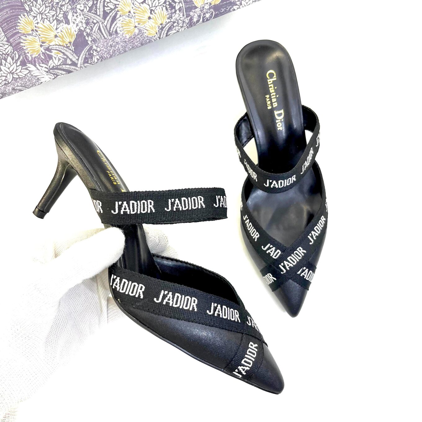 Jadior Black Pump Heel