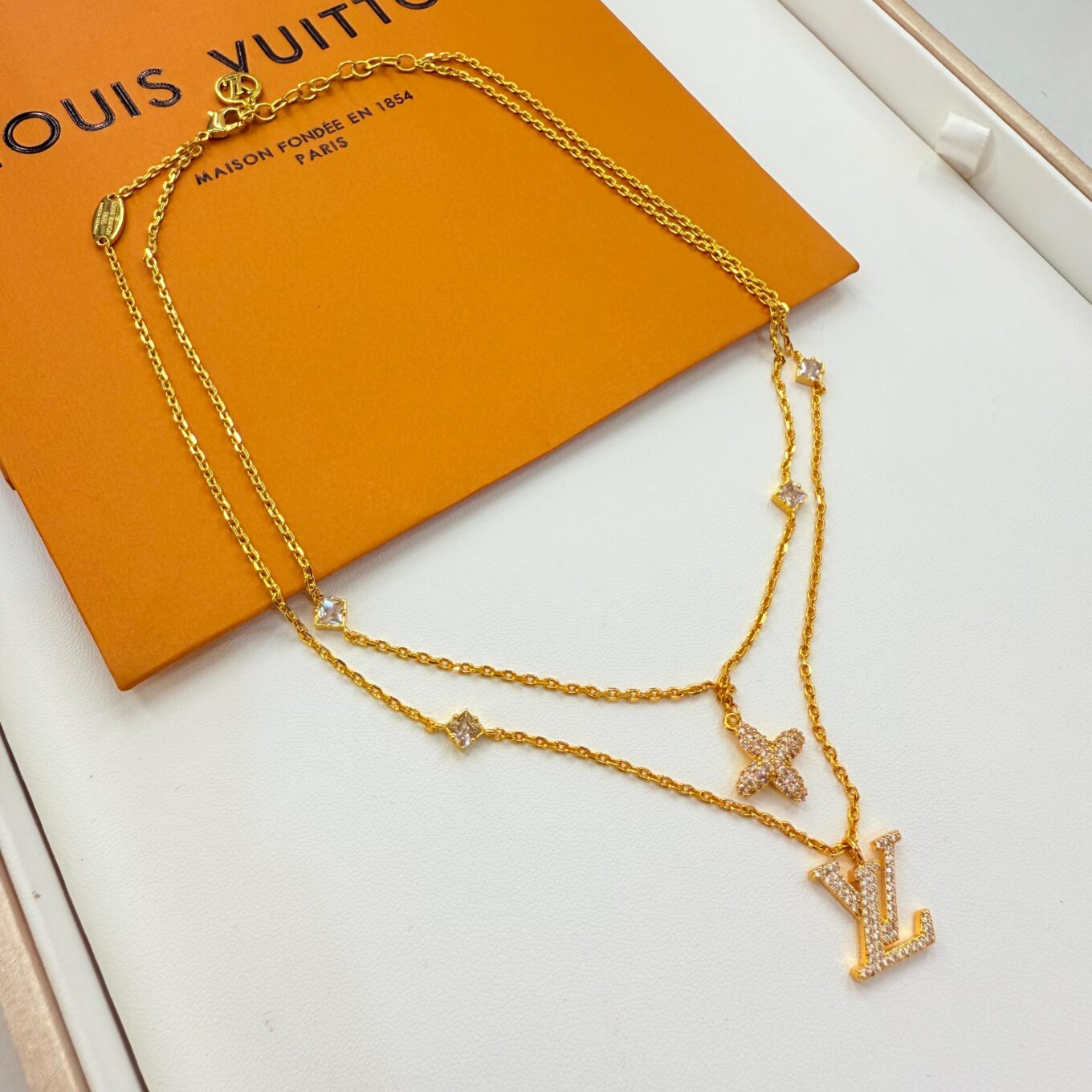 Louis Vuitton Floragram Necklace