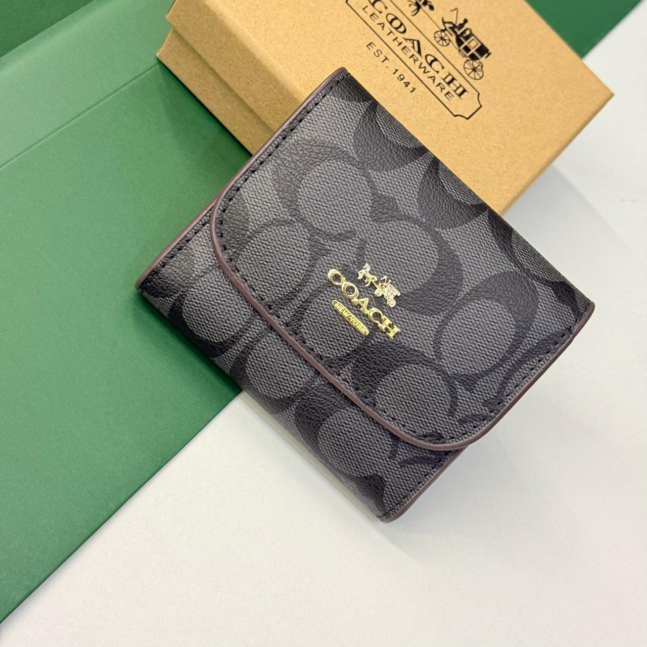 WhatsApp Image 2025-10-04 at 7.07.01 PM Coach Outlet Black Small Wallet