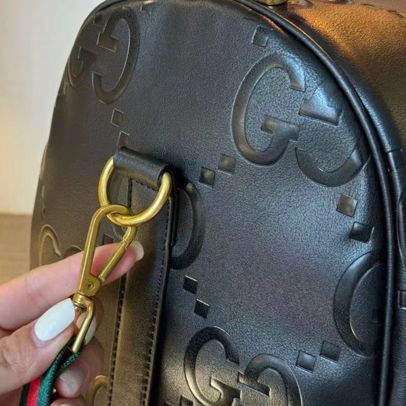 WhatsApp Image 2025-10-09 at 8.29.59 PM Gucci GG Jumbo Black Duffle Bag