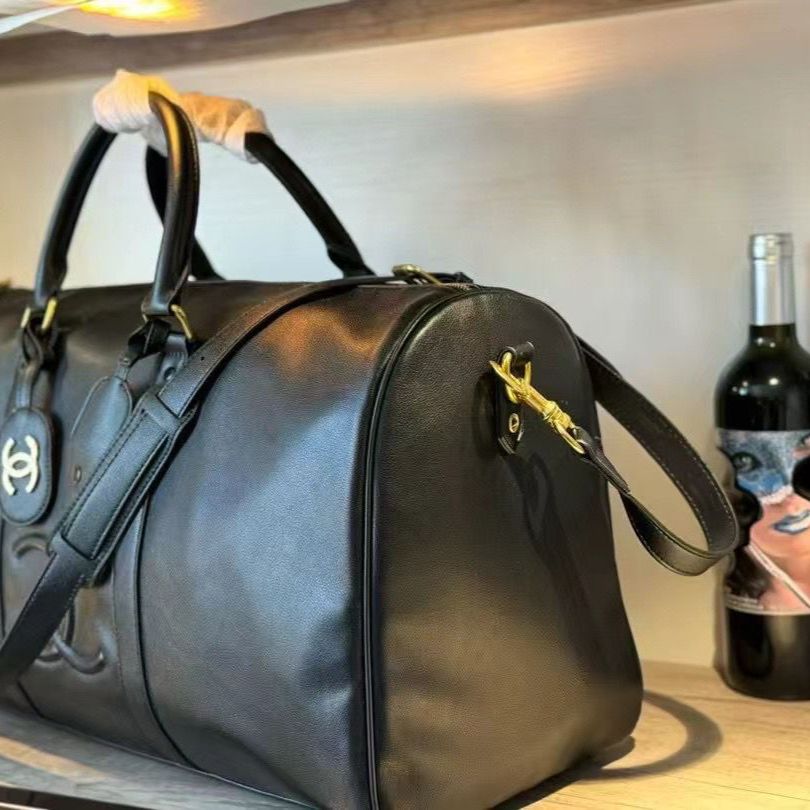 Chanel Cavier Black Duffle Bag