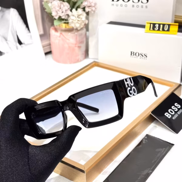 Hugo Boss Wayfarer Black Blue Tint Men’s Sunglass