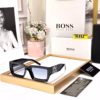 Hugo Boss Wayfarer Black Blue Tint Men’s Sunglass