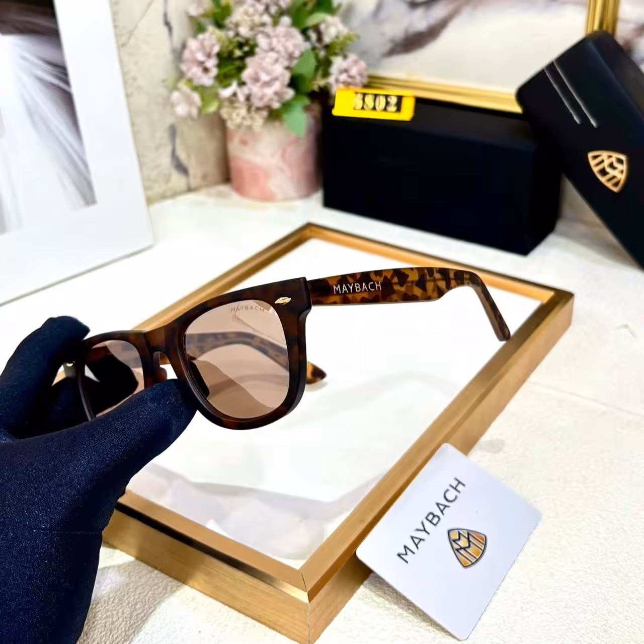 WhatsApp Image 2026-01-08 at 3.00.09 AM Maybach Wayfarer Tortoise Brown Sunglasses