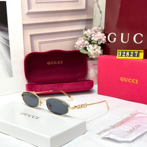 Gucci Oval Black Women’s Sunglass