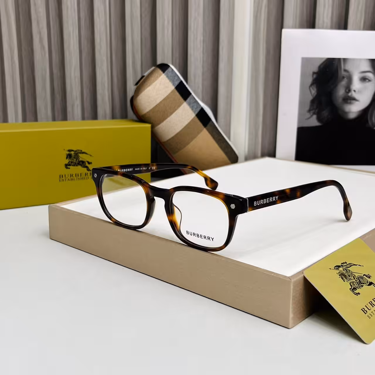 WhatsApp Image 2025-10-31 at 6.17.17 PM Burberry Wayfarer Leopard Womens Premium Eyeglass
