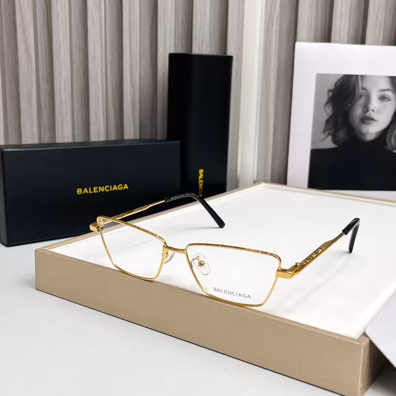 WhatsApp Image 2025-11-03 at 8.07.30 PM Balenciaga Square Metal Frame Mens Premium Eyeglass
