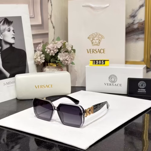 Versace Square Violet Tint Men’s Sunglass