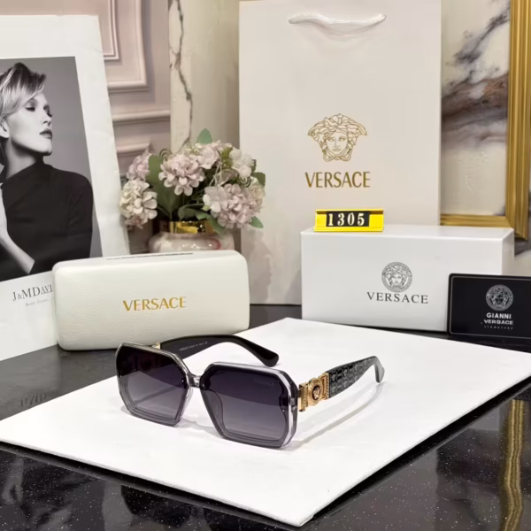 Versace Square Violet Tint Men’s Sunglass