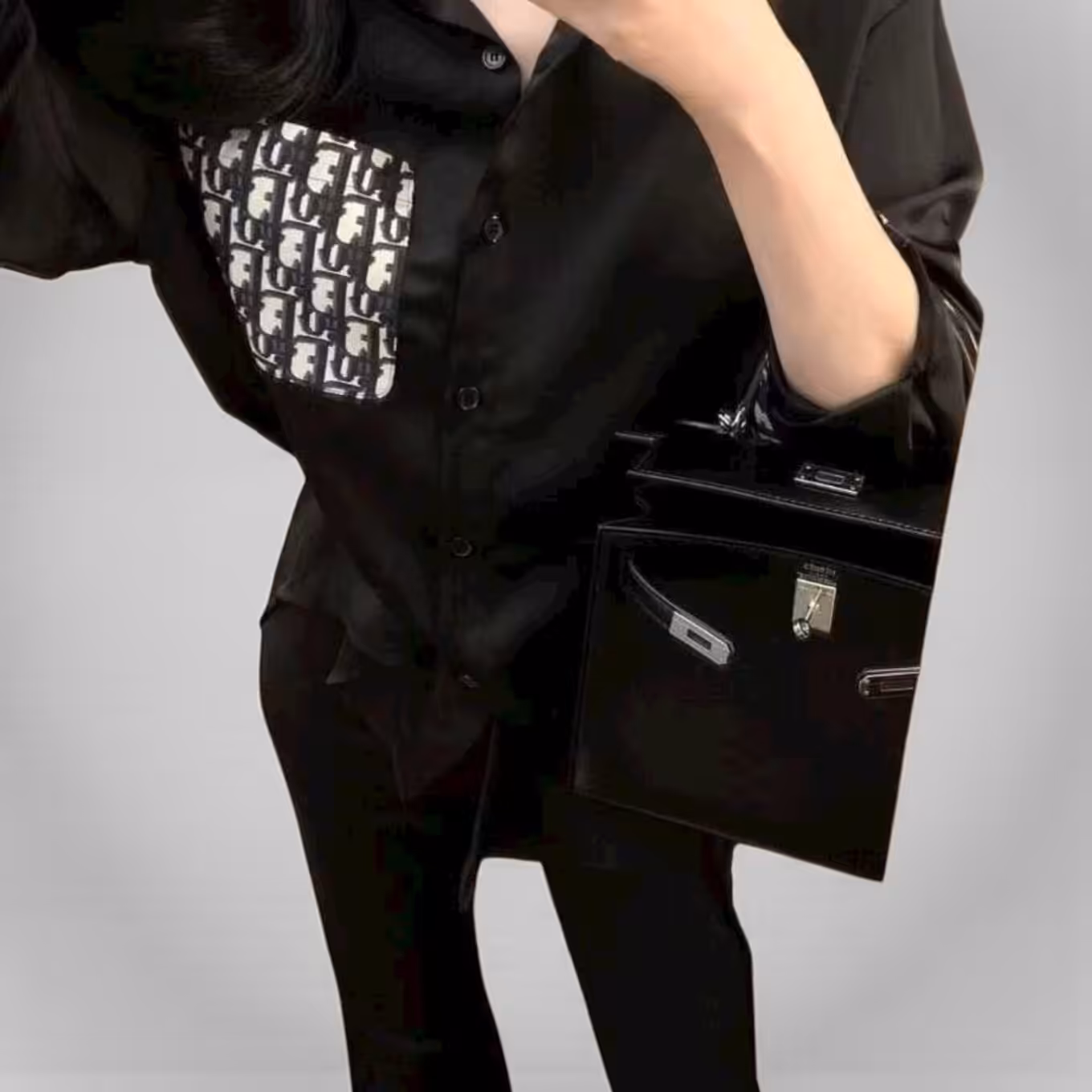 Christian Dior Black Oversized Shirt