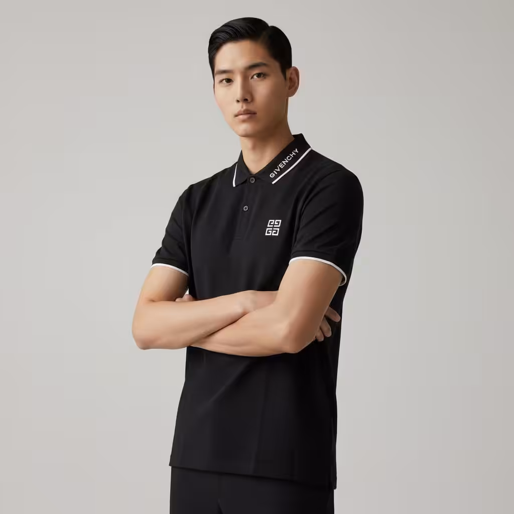 Givenchy Black Polo Tshirt