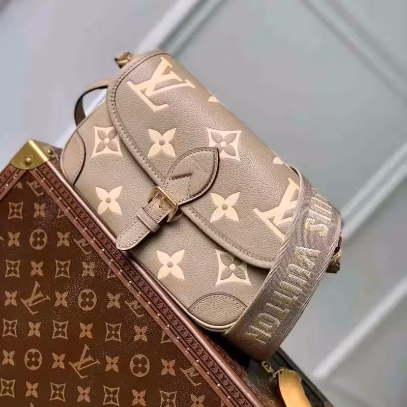 Louis Vuitton Diane Monogram Premium Empreinte Handbag (Double Box Packging)