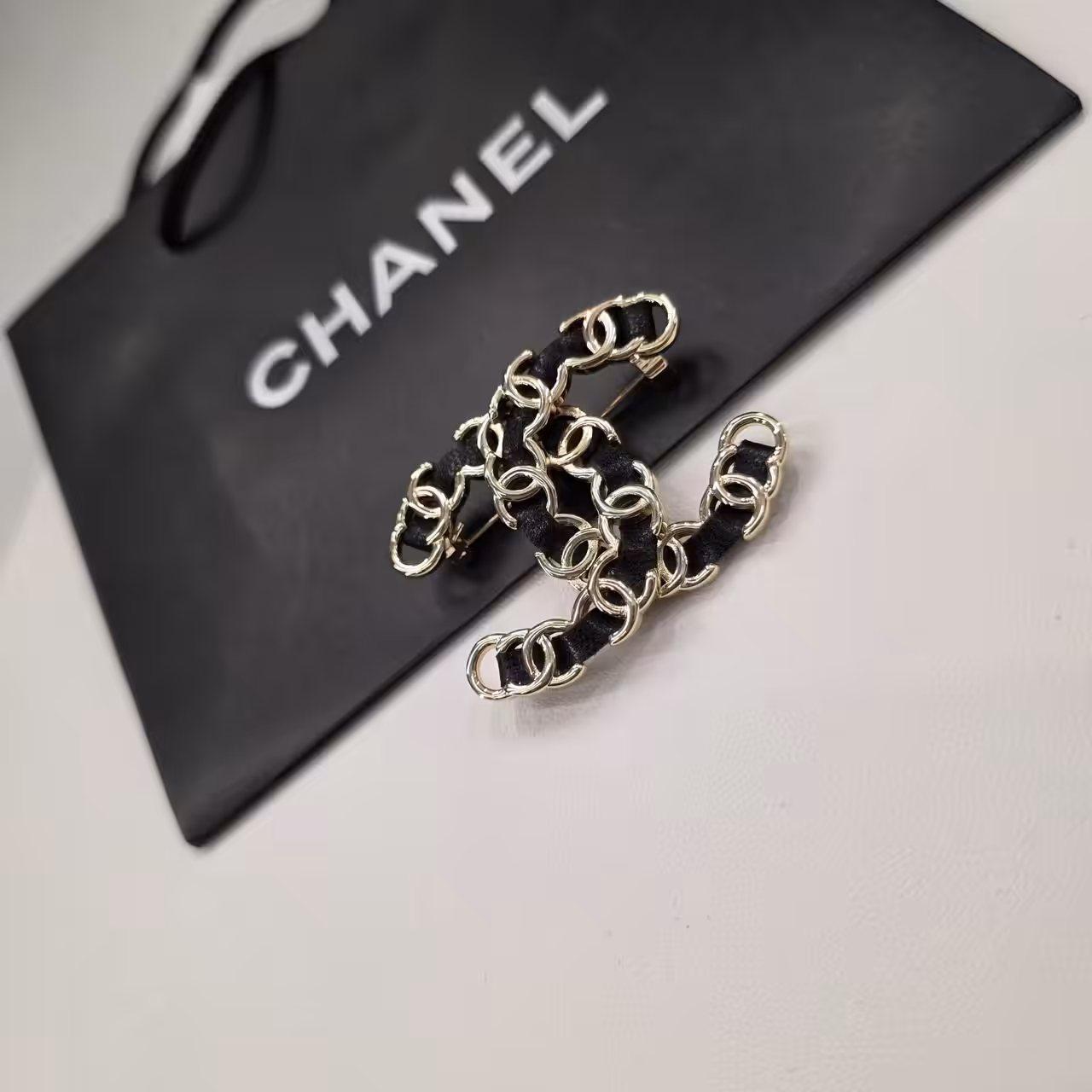WhatsApp Image 2025-11-18 at 6.46.39 PM Chanel Chain Link Brooch