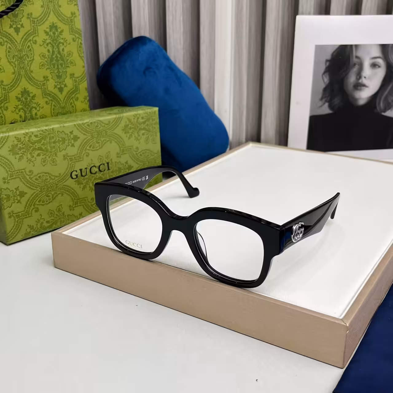 WhatsApp Image 2025-11-20 at 6.32.28 PM Gucci Black GG Emblem Optical Frame