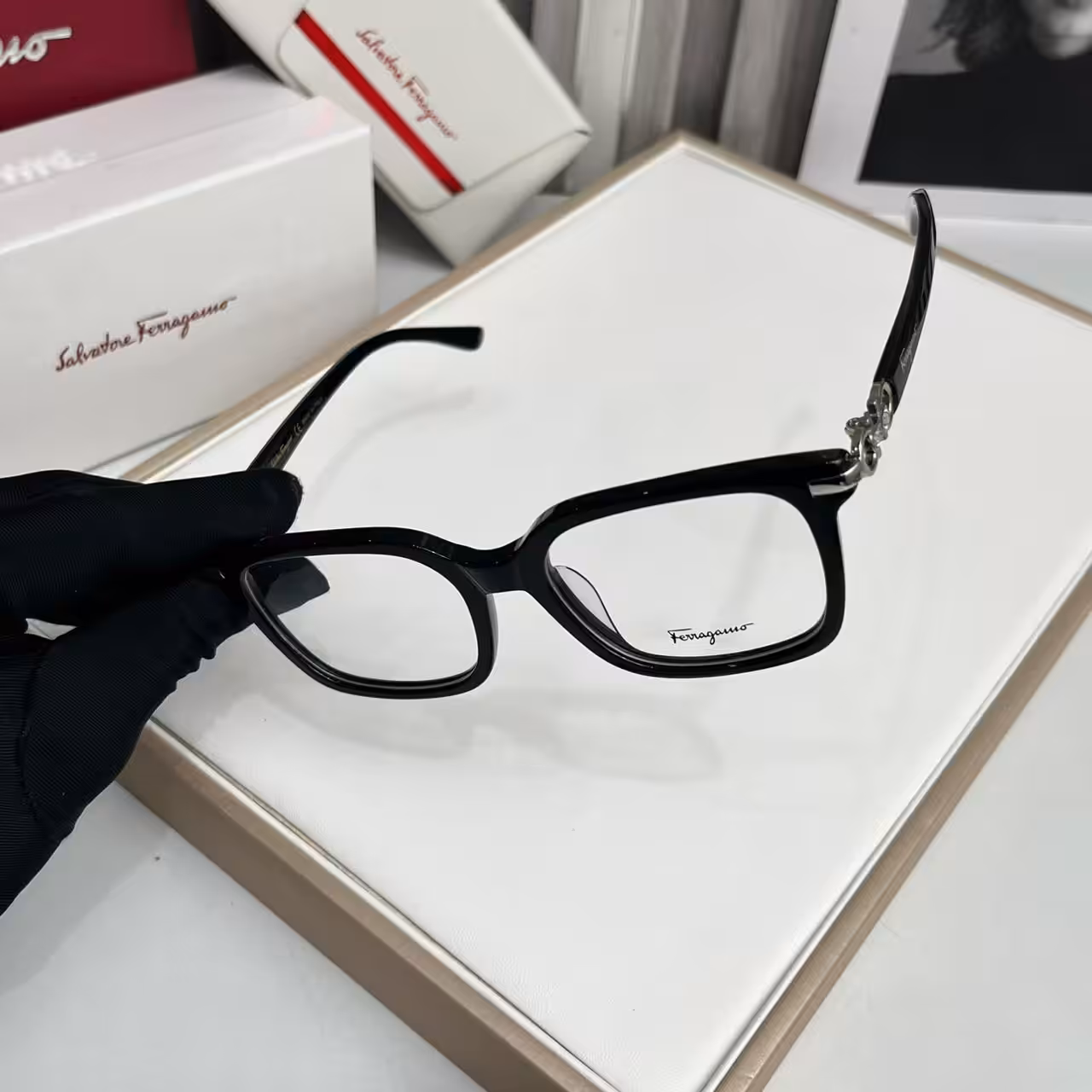 Ferragamo Signature Gancini Optical Frame