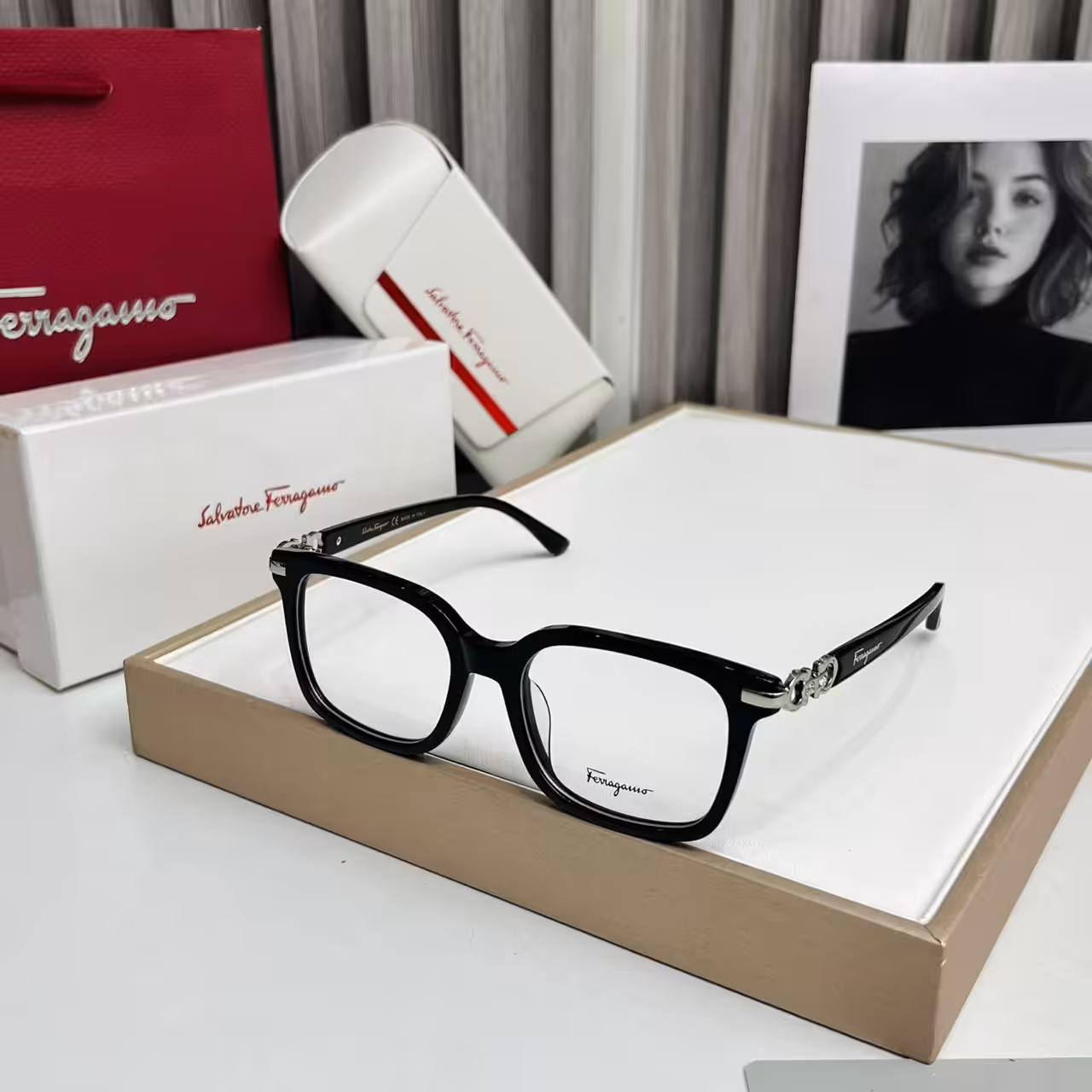 WhatsApp Image 2025-11-20 at 6.38.17 PM Ferragamo Signature Gancini Optical Frame