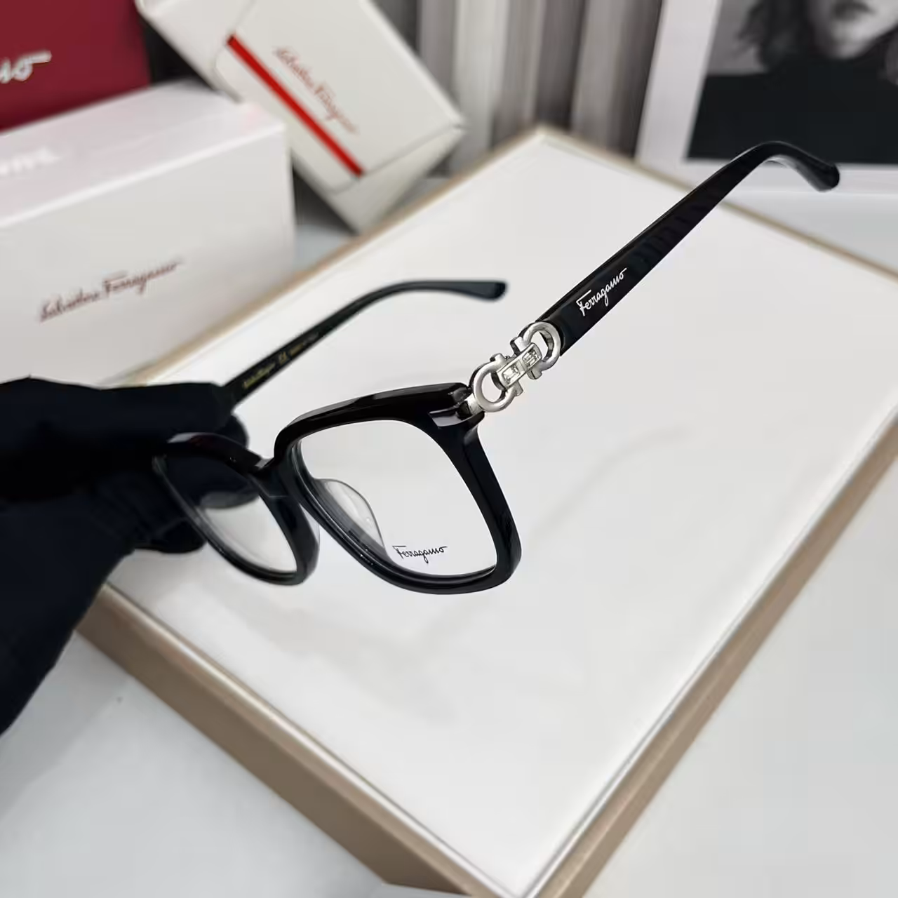 Ferragamo Signature Gancini Optical Frame