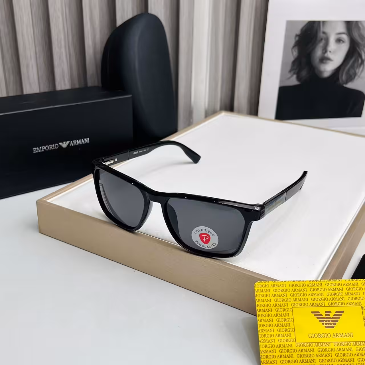 WhatsApp Image 2025-11-20 at 7.09.05 PM (1) Emporio Armani Black Glossy Polarized Rectangle