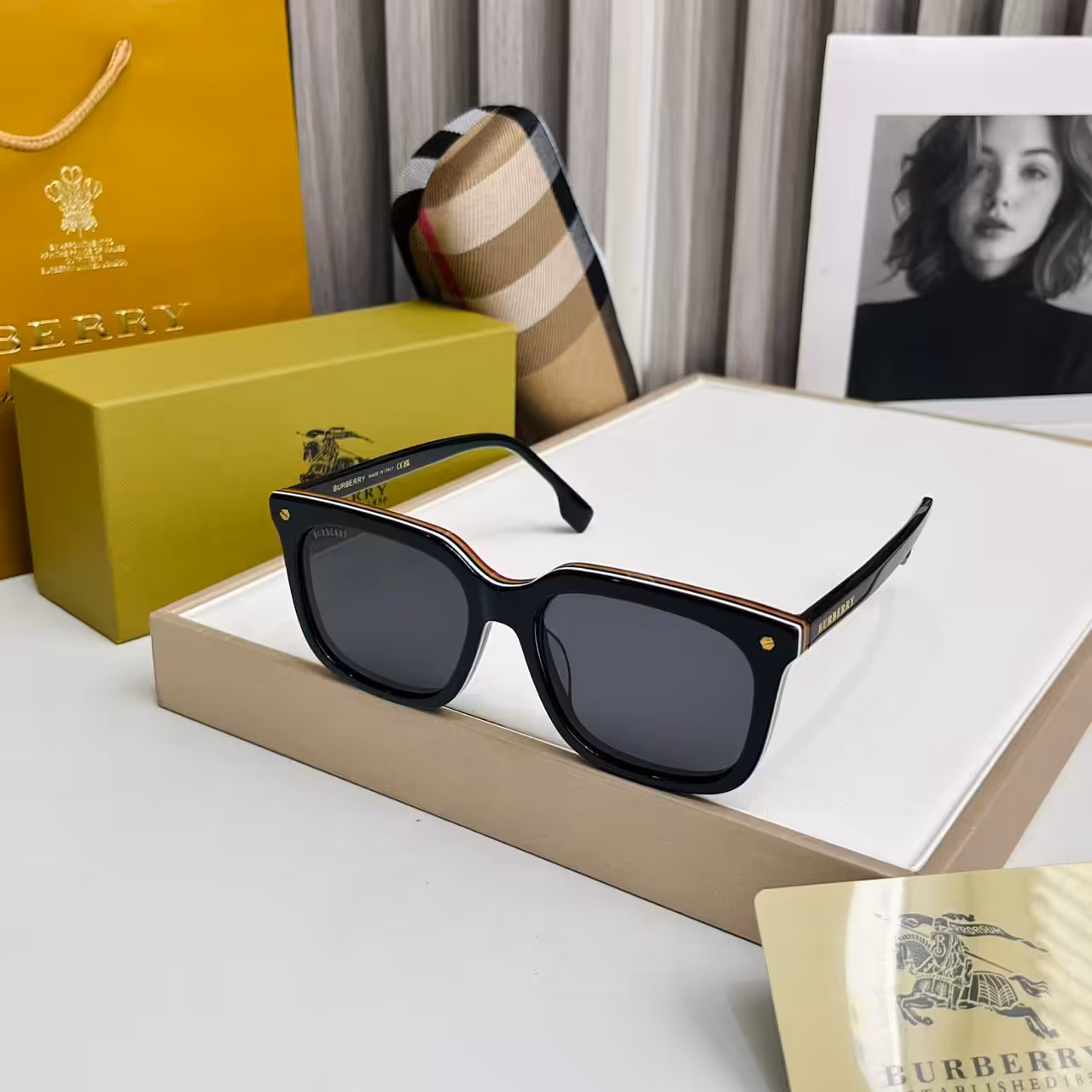 WhatsApp Image 2025-11-20 at 7.20.21 PM Burberry Square Black Acetate Sunglasses