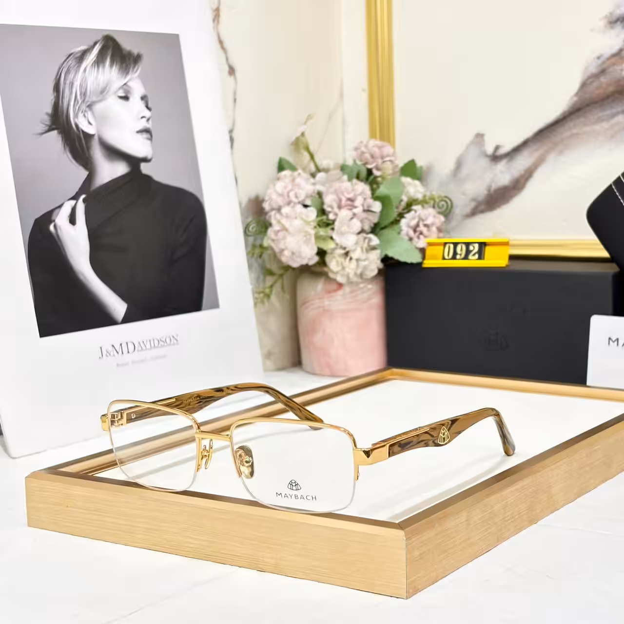 Maybach Rectangular Mens Premium Optical Frames