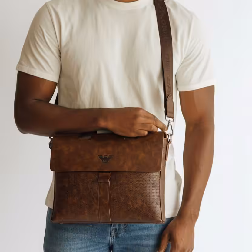 Armani brown Laptop Bag